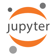 Jupyter logo - Launch JupyterLab demo Binder