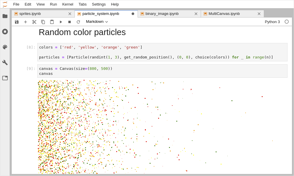 Draw millions of particles