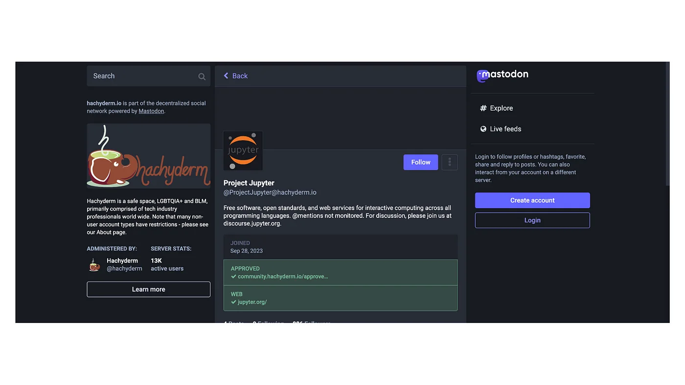 Project Jupyter is on Hachyderm
