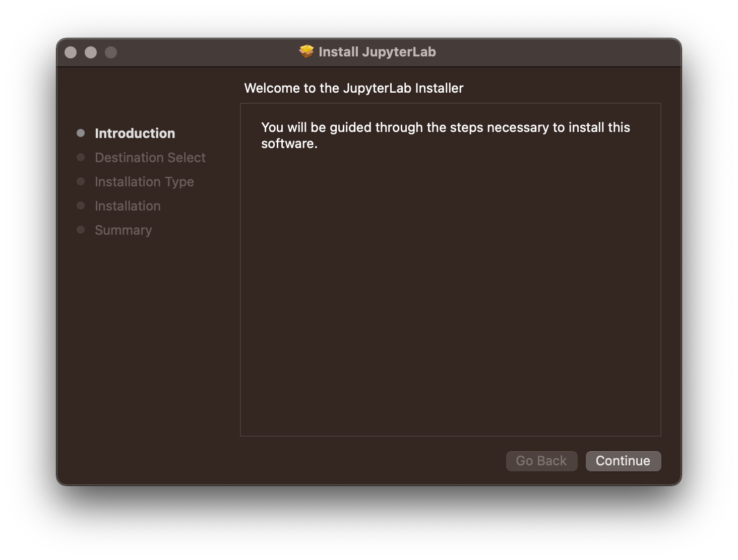 One-click installer on macOS