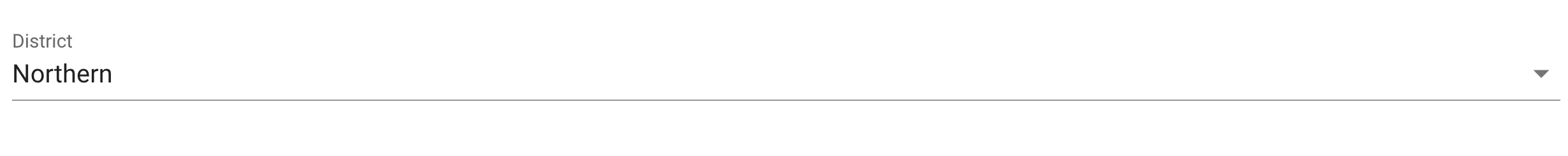 In one line of code we made our app filtering interactive by adding a dropdown