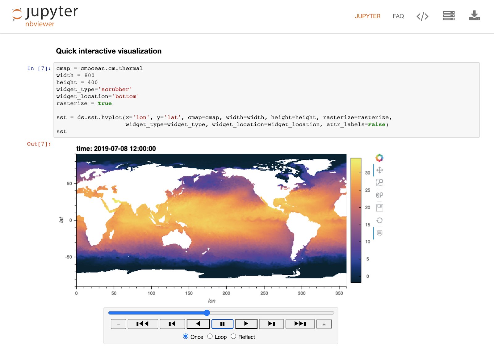 Demo from Anderson Banihirwe using intake to access OSSIT and CMIP data