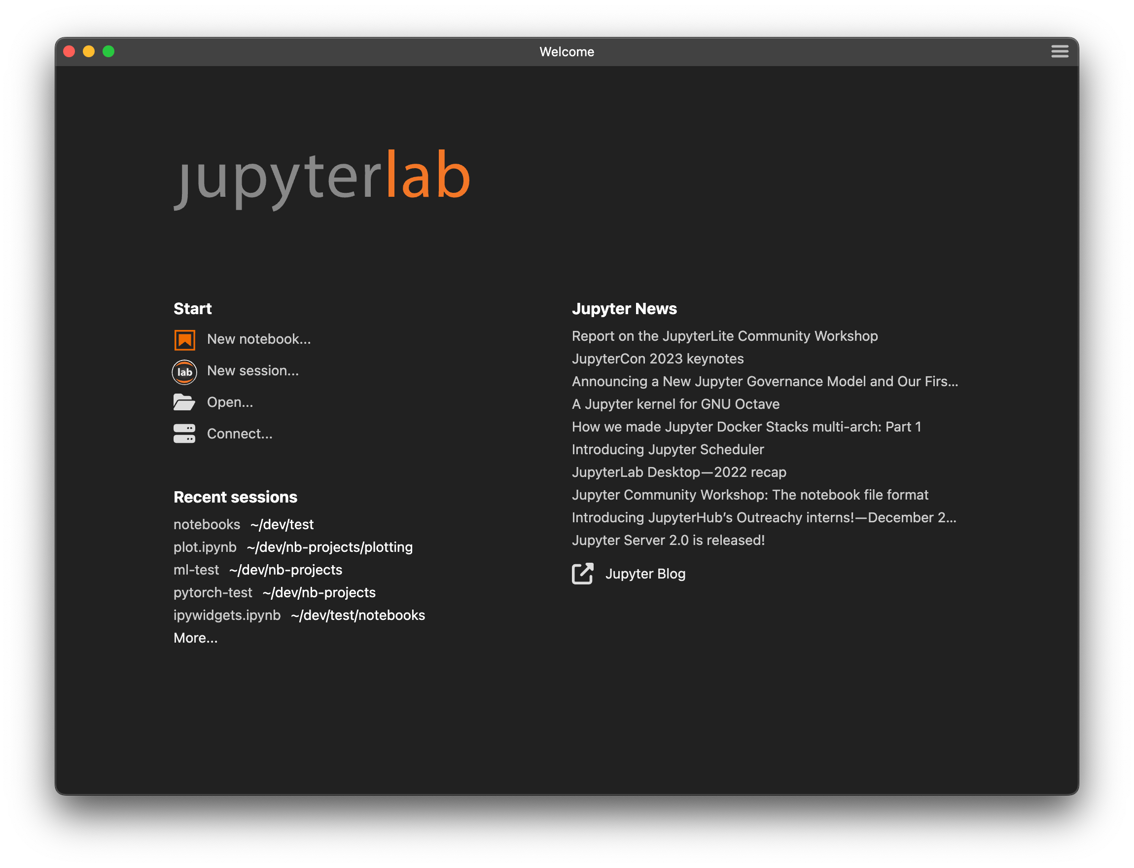 Welcome Page