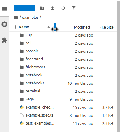 File browser enhancements in JupyterLab 4.3