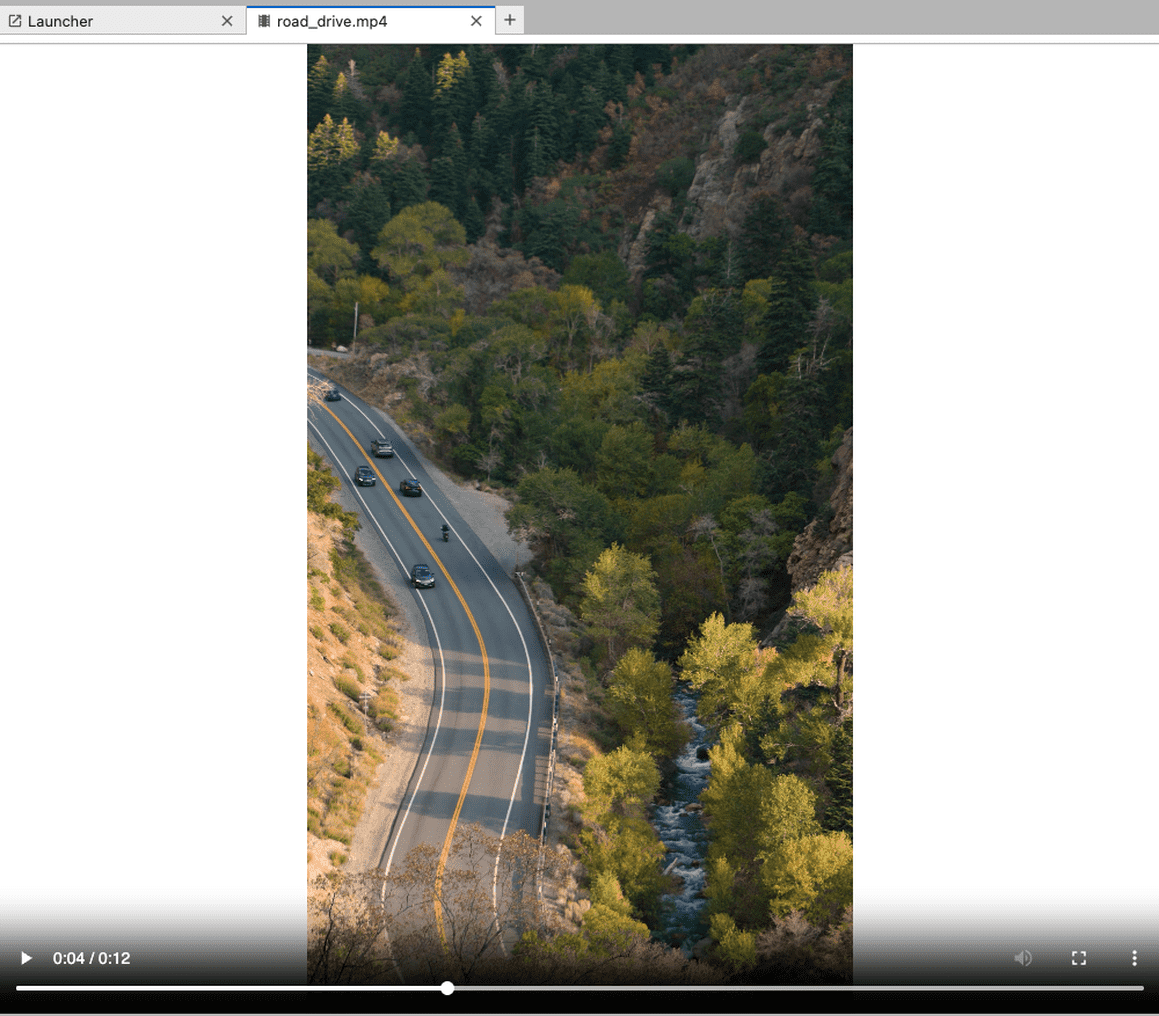 Open audio and video files in JupyterLab