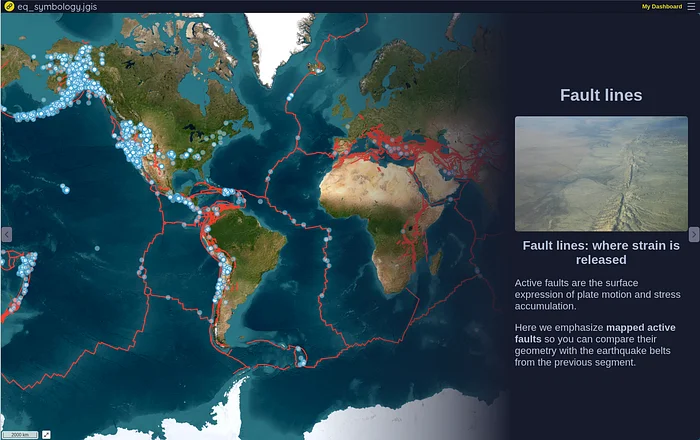 JupyterGIS story maps showcased in notebook.link